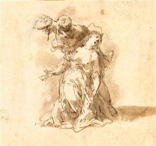 Ricci - Study for the Sacrifice of Polyxena c. 1720 - c. 1730, RCIN 907041