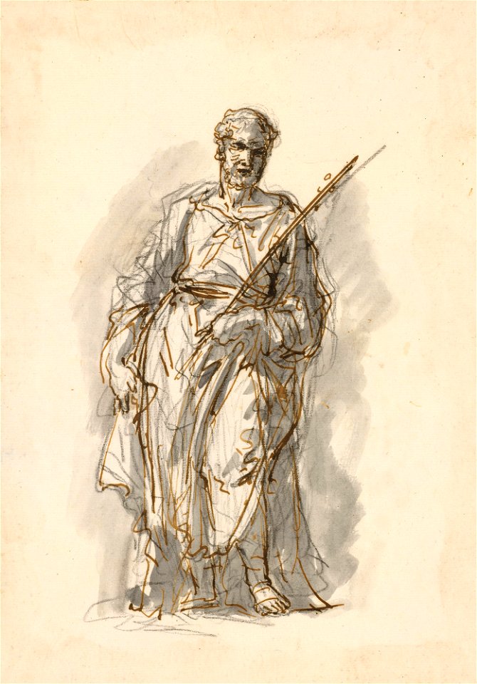 Ricci - A saint or prophet c. 1734, RCIN 907135