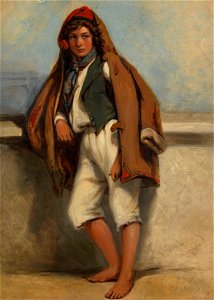 Richard Buckner (1812-83) - A Neopolitan Fisherboy - RCIN 403878 - Royal Collection