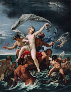 Ricci - Neptune and Amphitrite, ca. 1691 - 1694, 340 (1982.33). Free illustration for personal and commercial use.