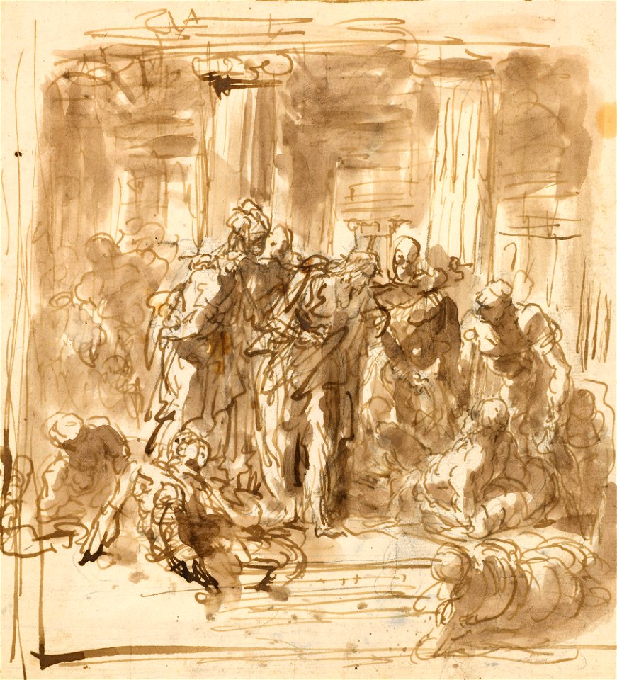 Ricci - The Pool of Bethseda c. 1724, RCIN 907086