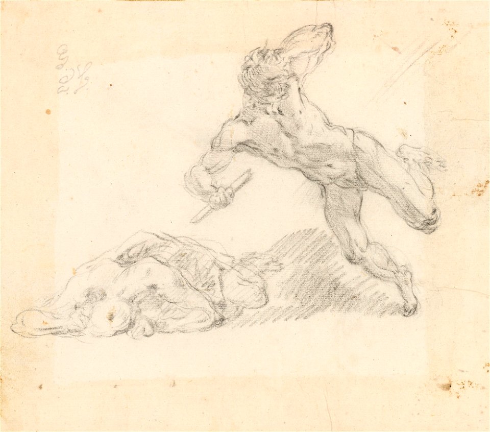 Ricci - St Michael driving out Satan and his angels c. 1720, RCIN 907050