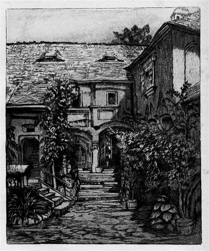 Richard Carl Wagner Alter Hof in Perchtoldsdorf 1924 dgE