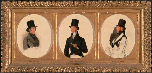 Richard Ansdell - Studies for the Portraits of Lord Eglinton, Lord Douglas and Lord Stradbroke in `The Waterloo Cup Co... - Google Art Project