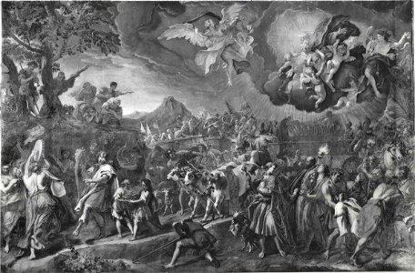 Ricci - Trasporto dell'Arca dell'alleanza a Gerusalemme, 1729, Chiesa di S. Maria Assunta, Somaglia