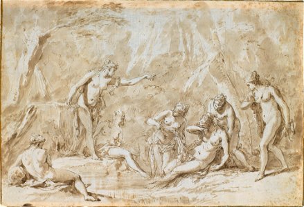 Ricci - Diana and Callisto c. 1707 - c. 1708, RCIN 907188