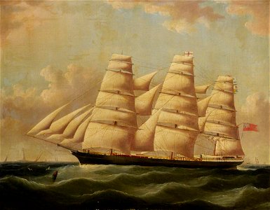 Richard Ball Spencer (1812-1897) - The Ship 'Louisa Fletcher' - BHC3458 - Royal Museums Greenwich