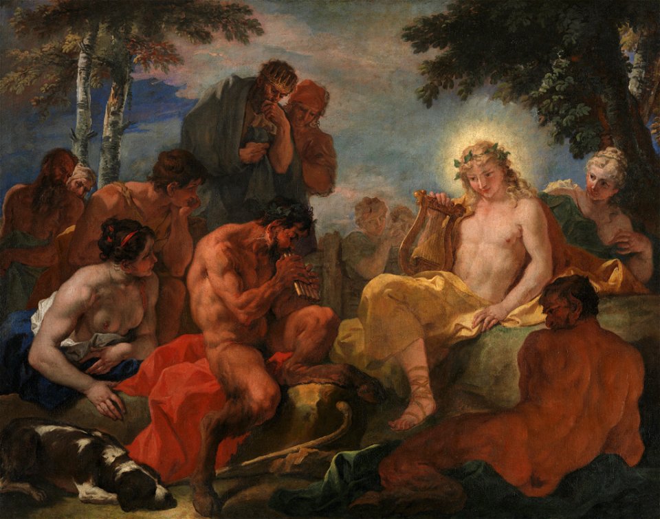 Ricci - The Contest Between Apollo and Pan Judged by King Midas, ca. 1685-1687, 71.696