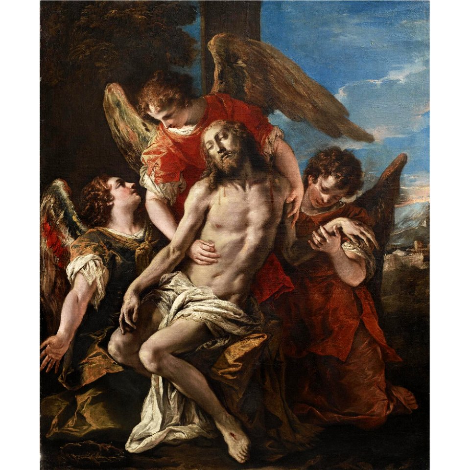 Ricci - CHRIST MOURNED BY THREE ANGELS, lot.53