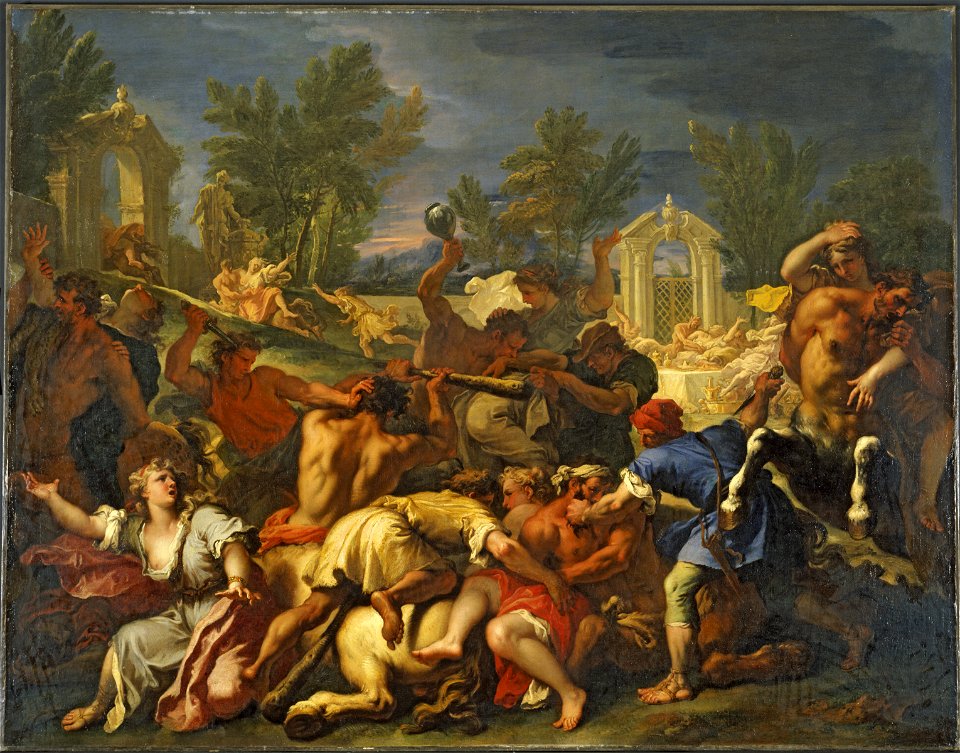 Ricci - The Battle of the Lapiths and Centaurs, c. 1705, K1955, High Museum of Art