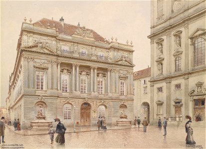 Richard Moser Wien Universitätsplatz 1905