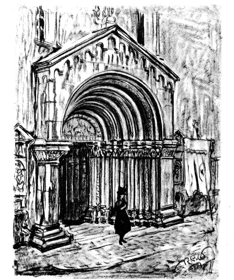 Richard Carl Wagner Kirchentor St Veit Glan 1924 dgE