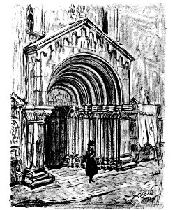Richard Carl Wagner Kirchentor St Veit Glan 1924 dgE
