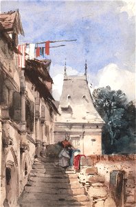 Richard Parkes Bonington - Abbey St-Amand, Rouen - Google Art Project