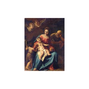 Ricci - THE HOLY FAMILY WITH THE INFANT SAINT JOHN THE BAPTIST, lot.46