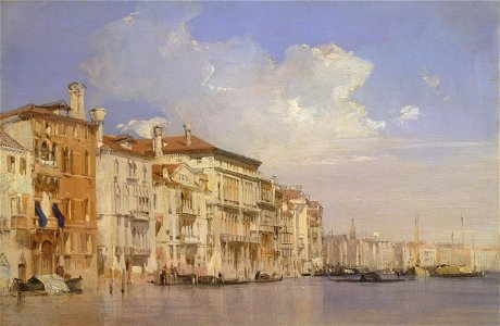Richard Parkes Bonington - Grand Canal, Venice - Google Art Project
