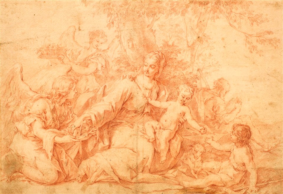 Ricci - The Holy Family c. 1710, RCIN 907123