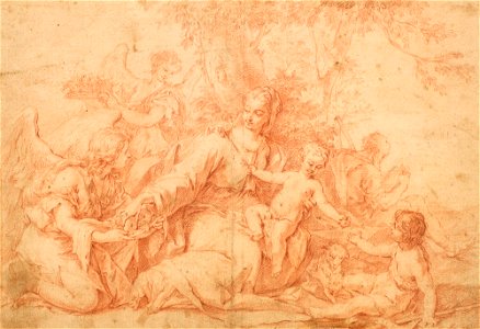 Ricci - The Holy Family c. 1710, RCIN 907123