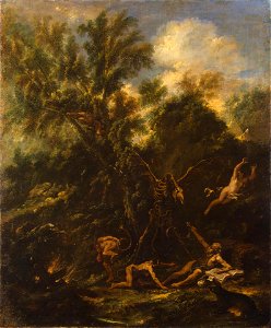 Ricci - Peruzzini - Temptation of St Anthony, 1706-1707, ГЭ-5543