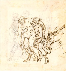 Ricci - The drunken Silenus c. 1720 - c. 1734, RCIN 907025