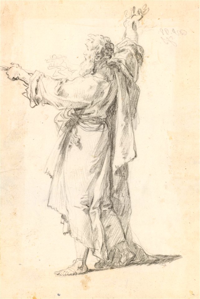Ricci - A study for Nathan c. 1728, RCIN 907064