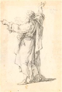 Ricci - A study for Nathan c. 1728, RCIN 907064