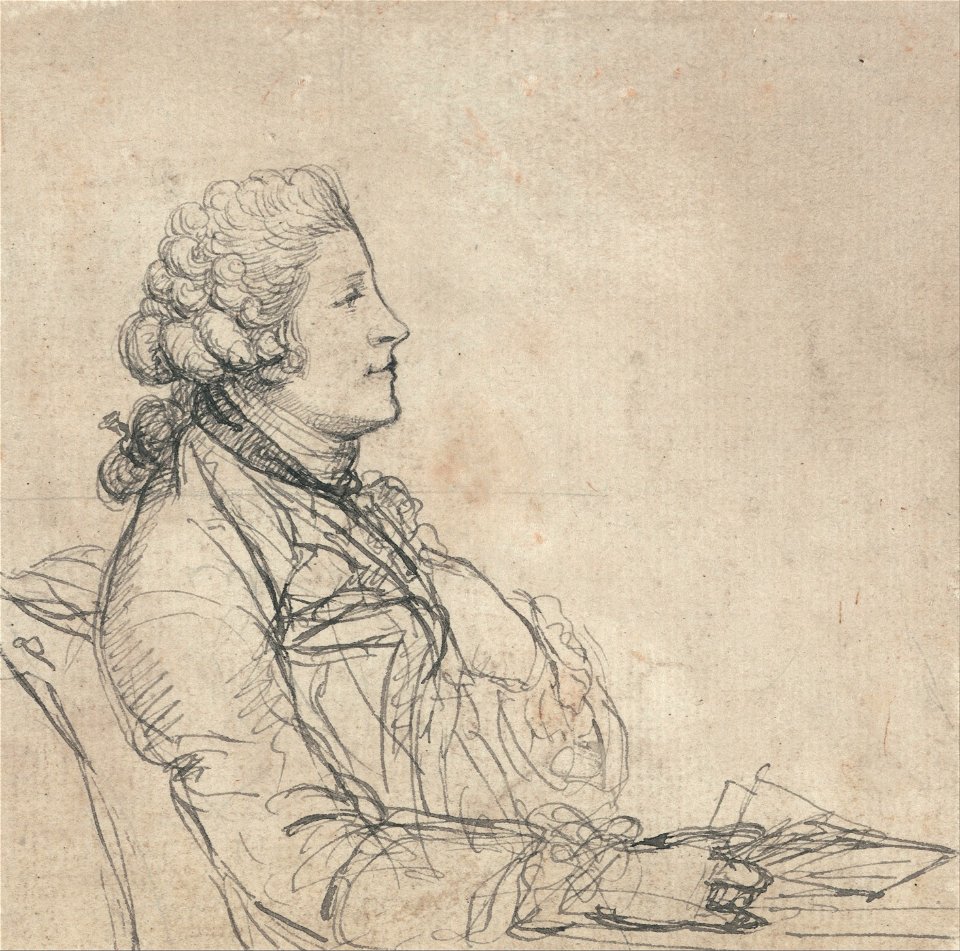 Richard Cosway - Profile Study of a Young Man - Google Art Project