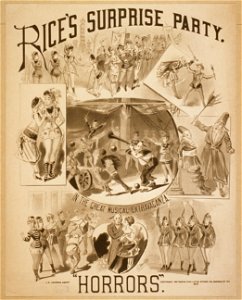 Rice's Surprise Party in the great musical extravaganza, Horrors LCCN2014636007