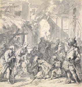 Ricci - The Adoration of the Magi c.1726, RCIN 907098