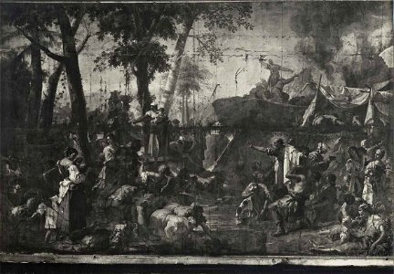 Ricci - Mosè fa scaturire l'acqua dalla roccia, 1718 - 1720, inv. 952