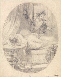 Richard Cosway - Imogen and Iachimo - Google Art Project