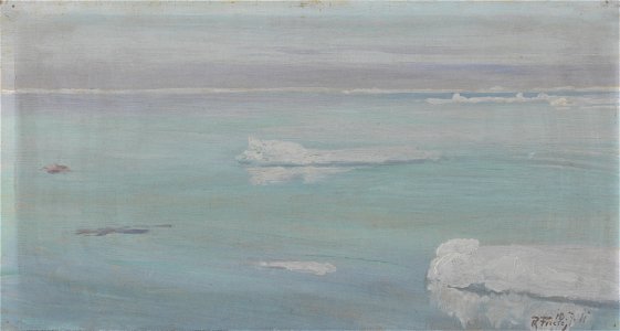 Richard Friese - Drijf- en pakijs in de Noordelijke IJszee - 0181 - Rijksmuseum Twenthe