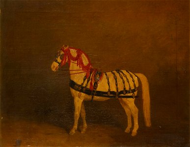 Richard Barrett Davis (1782-1854) - A Cream Carriage Horse - RCIN 407387 - Royal Collection