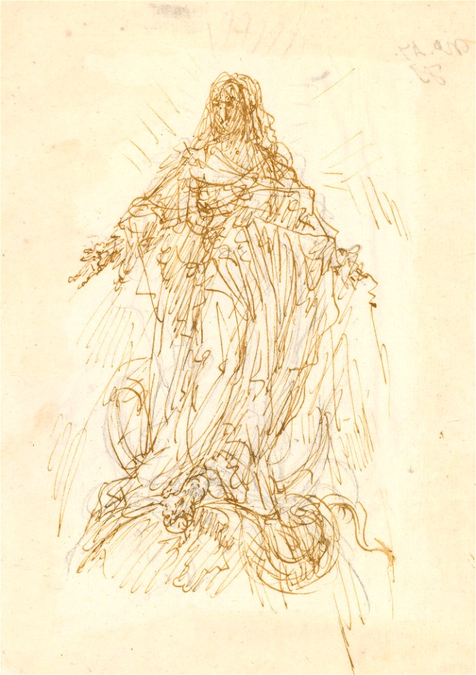 Ricci - The Immaculate Conception c. 1730 - c. 1732, RCIN 907021