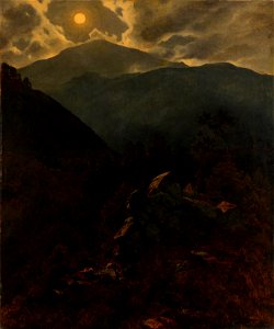 Richard Freytag (1820-94) - Moonlight on the Schorn - RCIN 406298 - Royal Collection