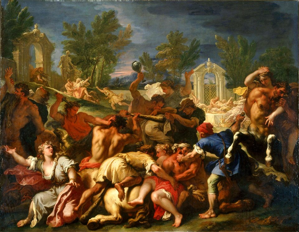 Sebastiano Ricci - Battle of the Lapiths and Centaurs (High Museum of Art)