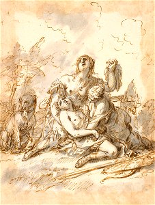 Ricci - The Death of Adonis c. 1720, RCIN 907156