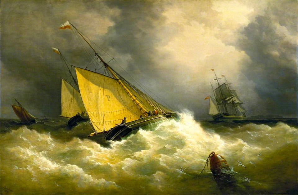 Richard Brydges Beechey (1808-1895) - First Come, First Served - BHC1270 - Royal Museums Greenwich