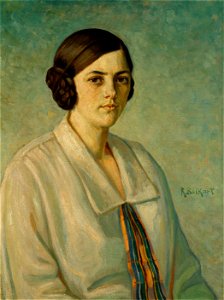 Richard Bolkart Bildnis Gerta Weiger 1926