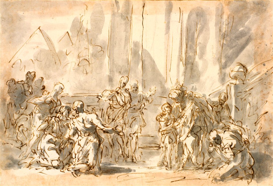 Ricci - Joseph recognising his brethren c. 1730 - c. 1734, RCIN 907161