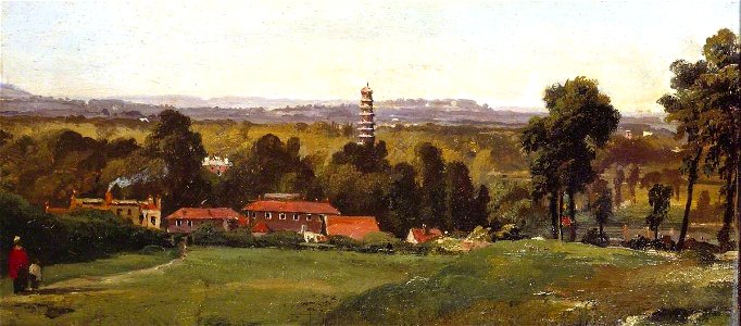 Richard H. Hilditch (1804-1873) - Kew Gardens from Richmond Hill - T01819 - Tate