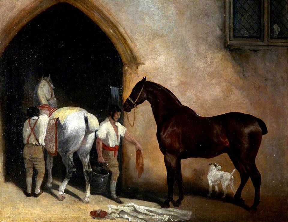 Richard Barrett Davis (1782-1854) - Curricle Horses - 541165 - National Trust