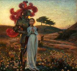 Richard Bergh The Knight and the Maiden Thielska 22
