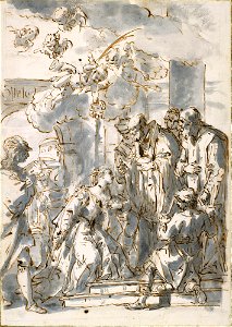 Ricci - The Communion of St Lucy 1730, RCIN 907144