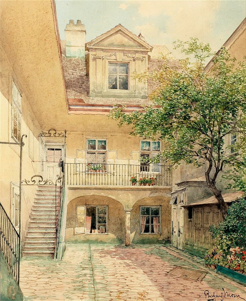 Richard Moser Alt-Wiener Innenhof