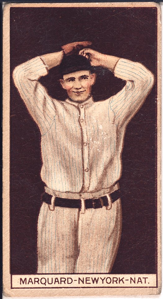 Richard Marquard, New York Giants, baseball card portrait LCCN2008677988
