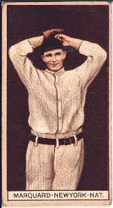 Richard Marquard, New York Giants, baseball card portrait LCCN2008677988
