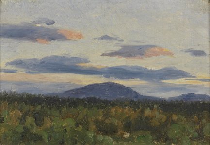 Richard Friese - Zonsondergang in Noorwegen - 0222 - Rijksmuseum Twenthe