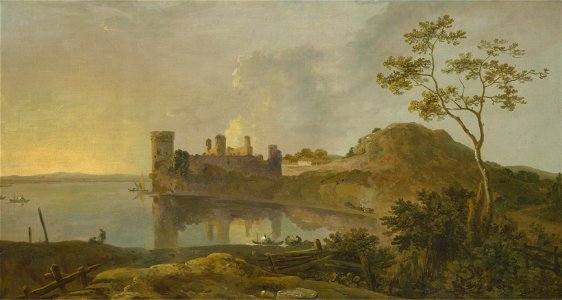 Richard Wilson - Summer Evening (Caernarvon Castle) - Google Art Project