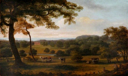 Richard Bankes Harraden (1778-1862) - View of Wimpole - 1514029 - National Trust